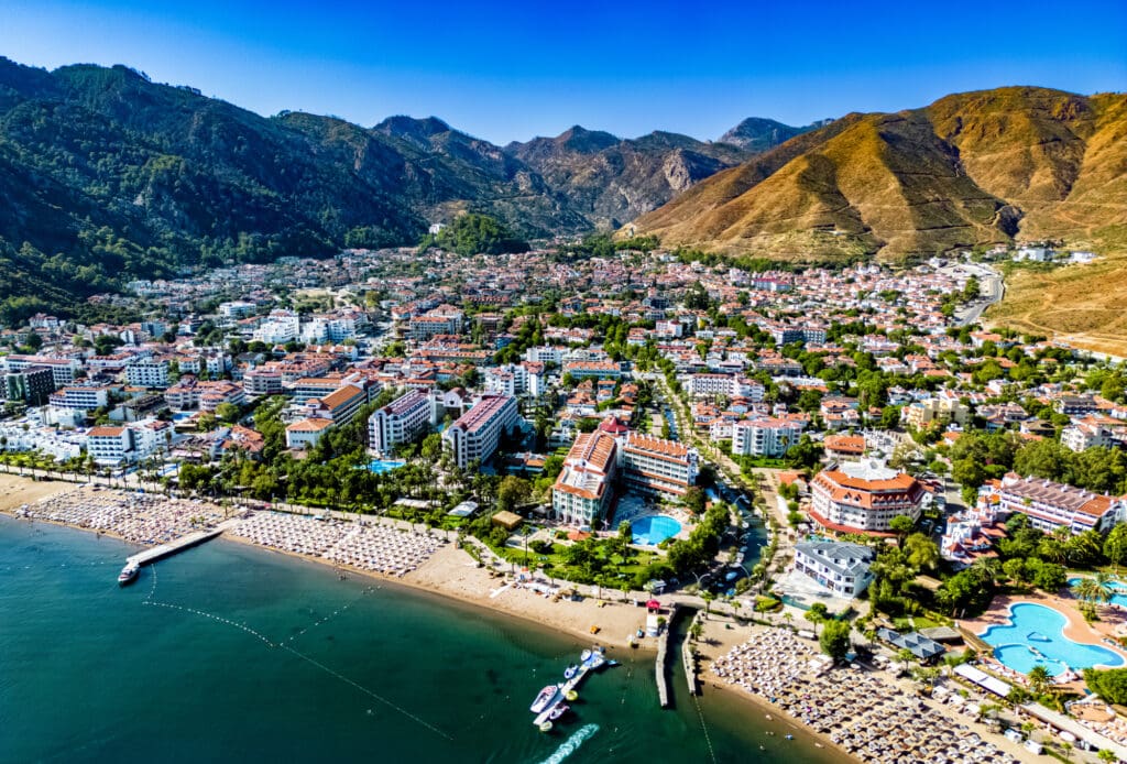 Icmeler, in the district of Marmaris, Mugla Province, Turkey