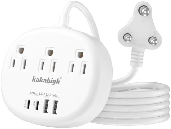 KAKAHIGH Travel Power Adapter
