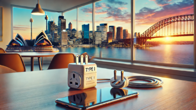 A modern Australian apartment overlooking the Sydney Opera House, Circular Quay, and the Sydney Harbor Bridge