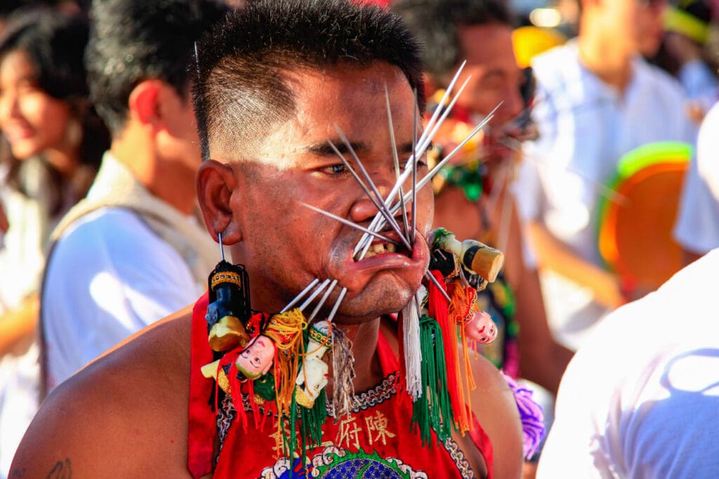 Cultural Differences: Annual Vegetarian Festival in Phuket, Thailand