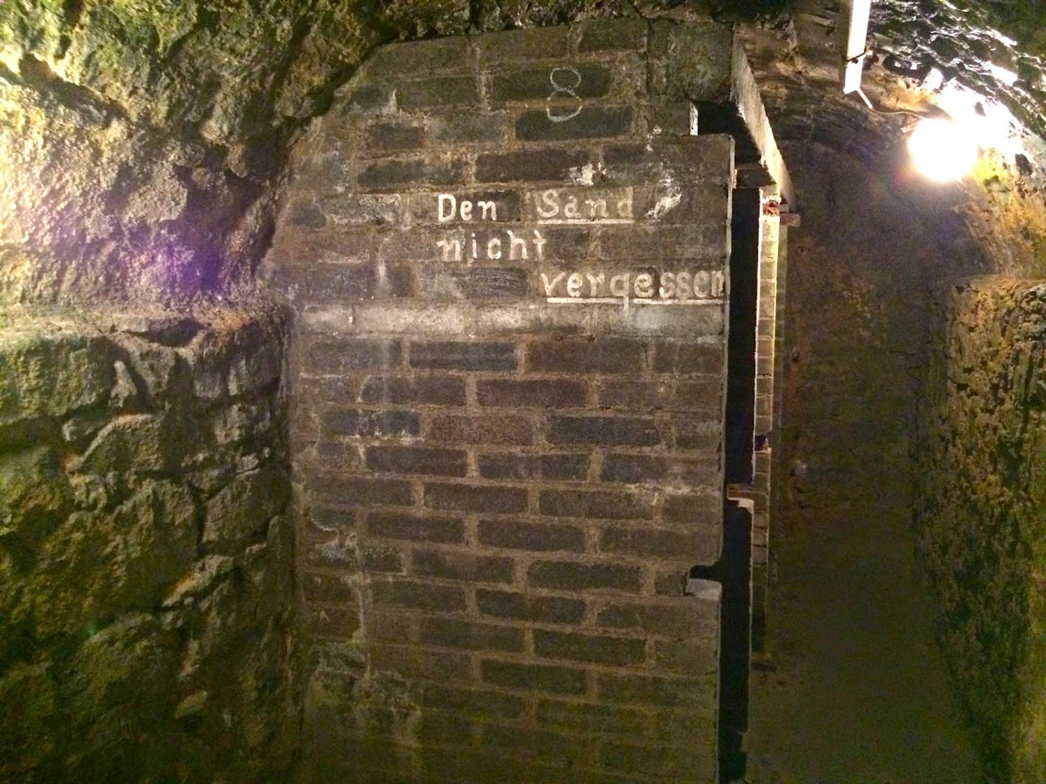Den Sand nicht vergessen