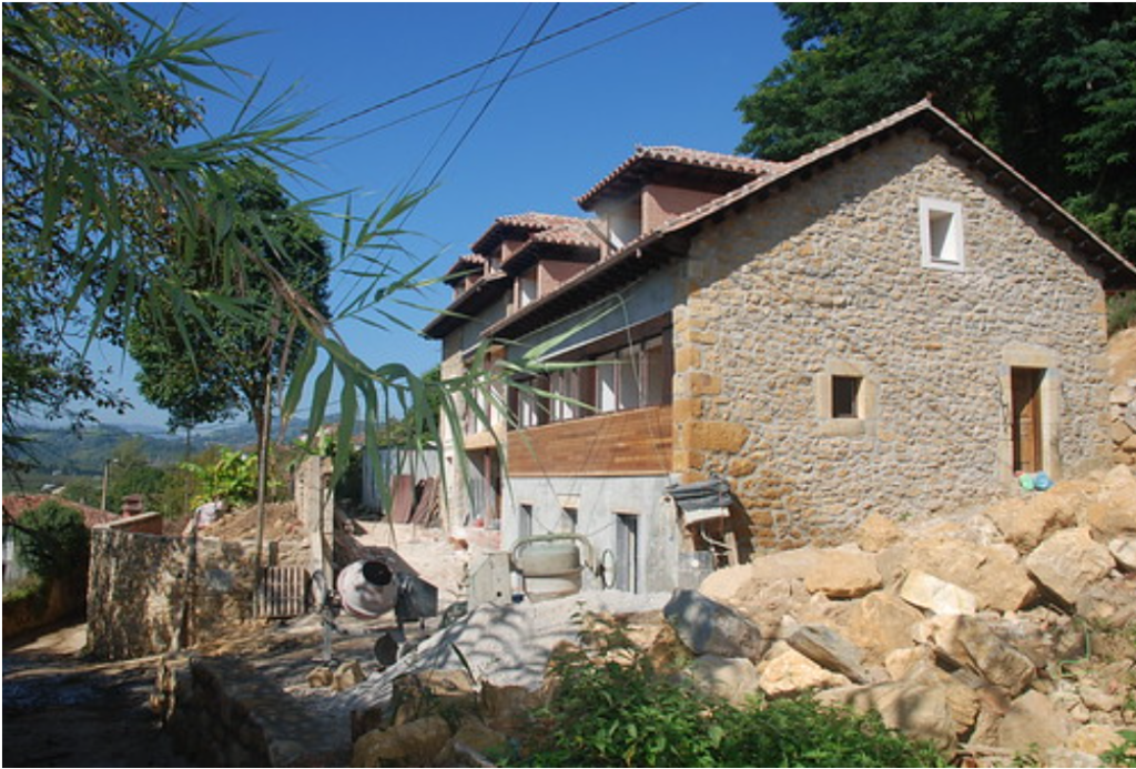 Spain for Expats: Rural Home Under Restoration in Asturias, Spain