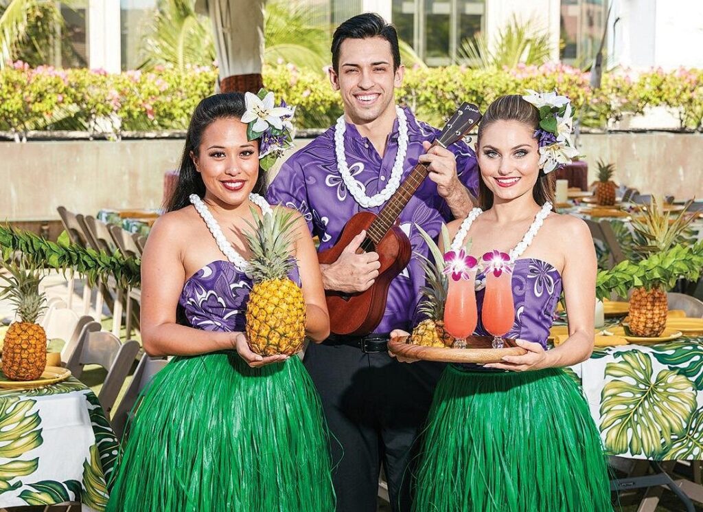 Waikiki Luau Buffet with Optional Rock-A-Hula Show Ticket 