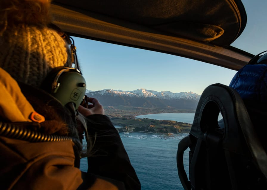 Kaikoura New Zealand Whale Watching: Kaikoura 45-Minute Whale Watching Helicopter Tour