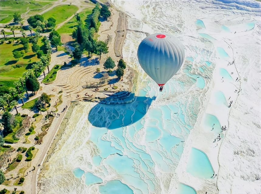 Antalya: Pamukkale Tour with Hot Air Balloon and Meals