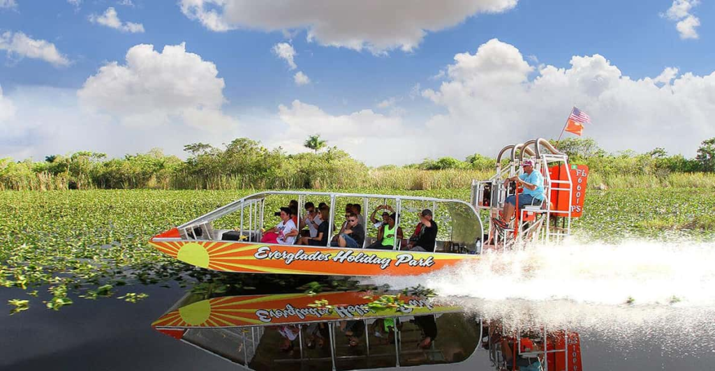 From Miami: Everglades Airboat, Wildlife Show & Bus Transfer