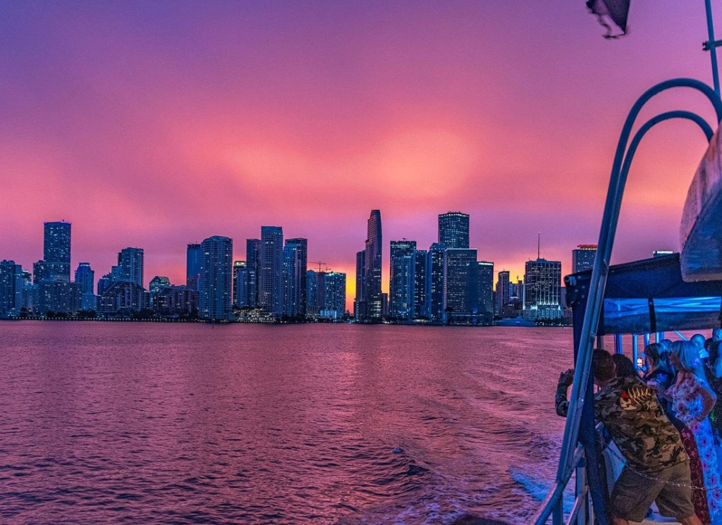 Miami Sunset and City Lights Cocktail Cruise