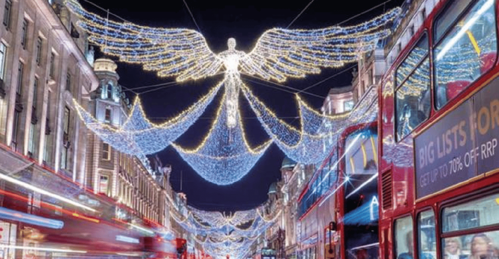 London: Christmas Lights Nighttime Bus Tour with Live Guide