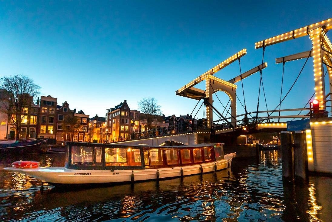 Tour image for Amsterdam Evening Canal Cruise with Live Guide and Onboard Bar