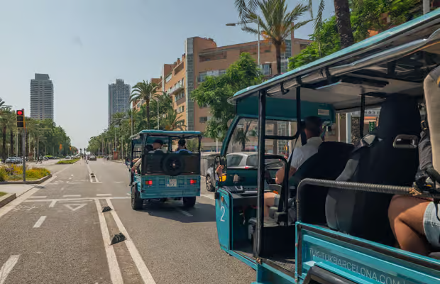 Tour image for Barcelona: City Highlights Private Tuk-Tuk Tour