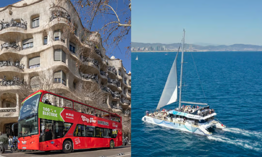 Tour image for Barcelona: Hop-On Hop-Off Bus with Sailing Cruise