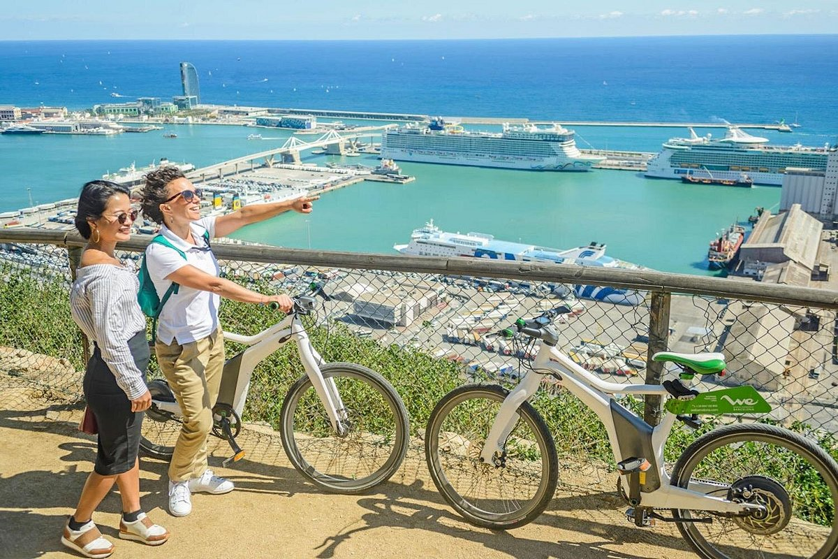 Tour image for 360º Barcelona E-Bike Tour with Montjuic Cable Car & Boat Ride